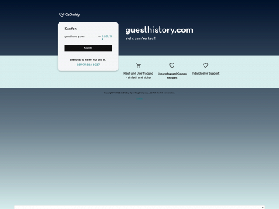 guesthistory.com snapshot