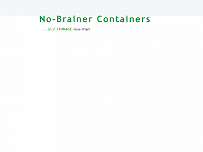www.no-brainercontainers.co.uk snapshot