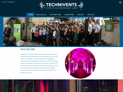 technivents.co.uk snapshot