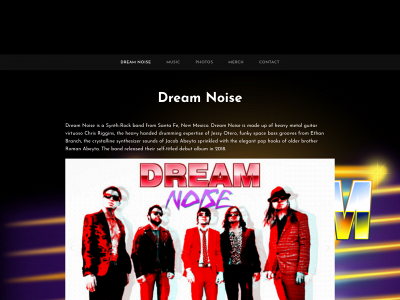 dreamnoiseband.com snapshot