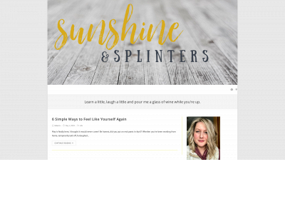 sunshineandsplinters.com snapshot