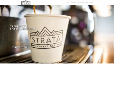stratacoffeebar.com snapshot
