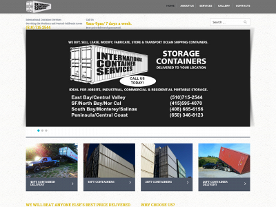 internationalcontainerservices.com snapshot