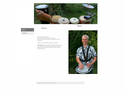 klesse-drumming.de snapshot
