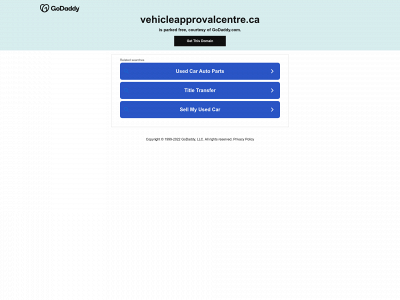 vehicleapprovalcentre.ca snapshot