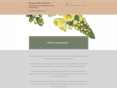 homeopathywithjem.com snapshot