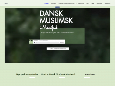 danskmuslimskmanifest.dk snapshot