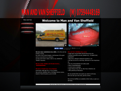 man-n-vansheffield.co.uk snapshot