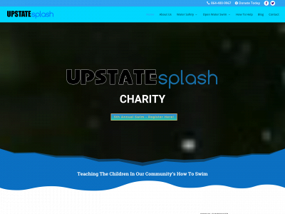 upstatesplash.org snapshot