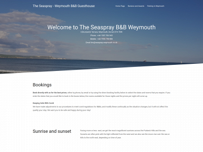 seaspray-weymouth.co.uk snapshot