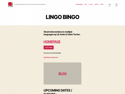 lingobingo.org snapshot