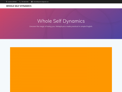 wholeselfdynamics.com snapshot