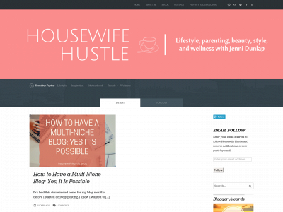 housewifehustle.blog snapshot