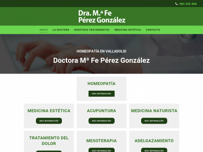 www.doctoramariafeperez.com snapshot