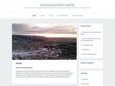 chrisadventures.net snapshot