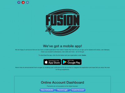 fusiontrainingcenter.com snapshot