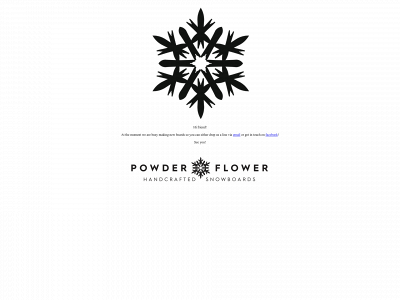 powderflower.com snapshot