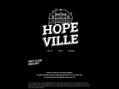 hopeville.be snapshot