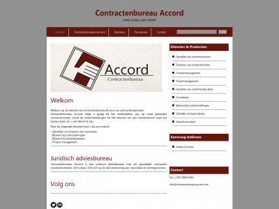 contractenbureauaccord.com snapshot