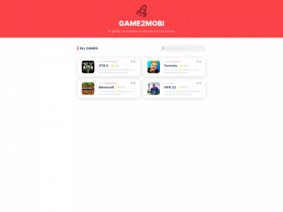 game2mobi.com snapshot
