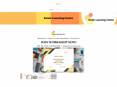 eclairlearningcentre.weebly.com snapshot