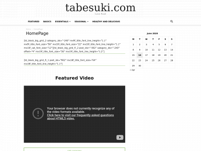 tabesuki.com snapshot