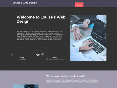 louisewebdesign.co.uk snapshot