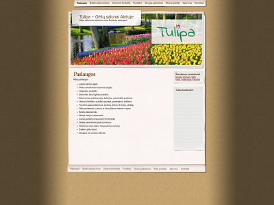 tulipa.lt snapshot