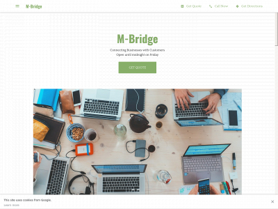 m-bridge.business.site snapshot