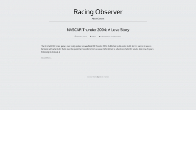 racingobserver.com snapshot