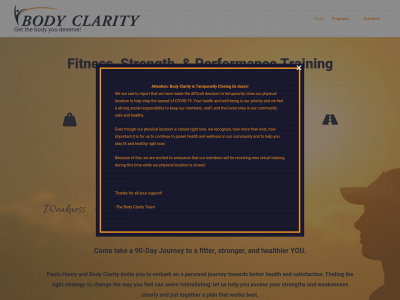 body-clarity.com snapshot