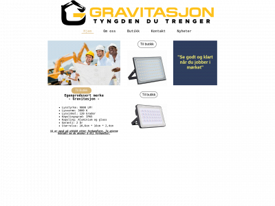 gravitasjon.no snapshot