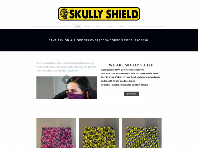 www.skullyshield.com snapshot