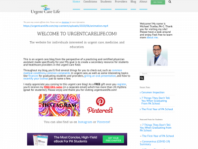 urgentcarelife.com snapshot