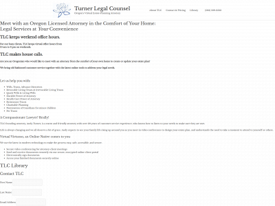 turnerlegalcounsel.com snapshot