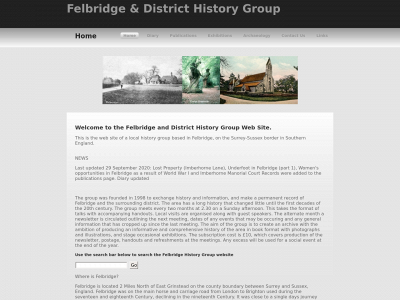 felbridge.org.uk snapshot