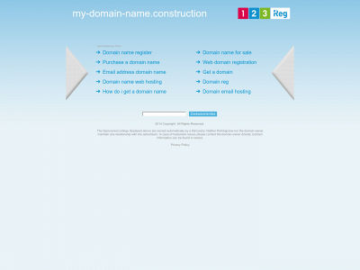my-domain-name.construction snapshot
