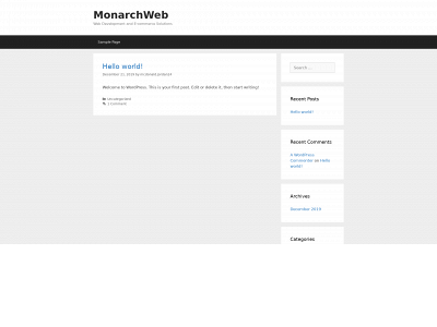 monarchweb.net snapshot