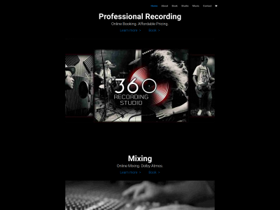 360recordingstudio.com snapshot