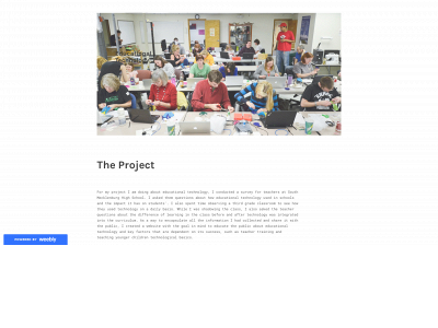 gradproject-educational-technology.weebly.com snapshot