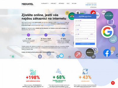 www.mediatel.cz snapshot
