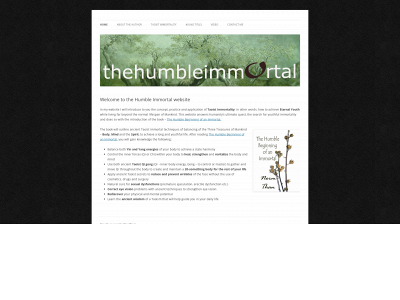 thehumbleimmortal.com snapshot