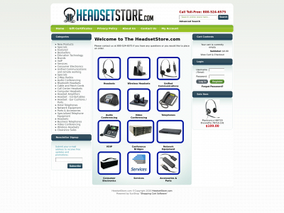 headsetstore.com snapshot