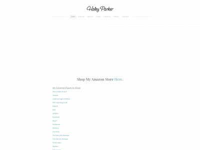 www.haleyparkerstyle.com snapshot