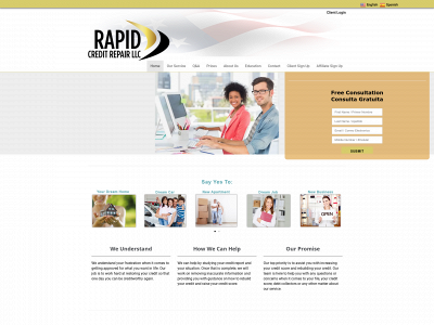 rapidcreditrepairllc.com snapshot