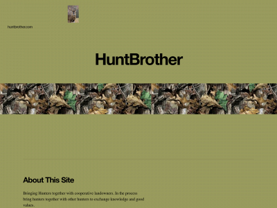 huntbrother.com snapshot