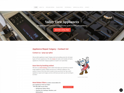 www.valleyviewappliances.com snapshot