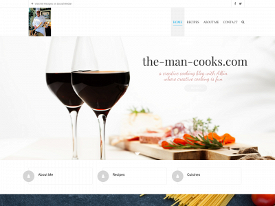the-man-cooks.com snapshot