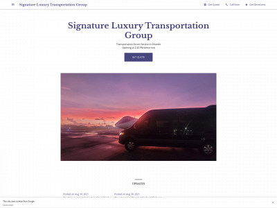 signature-luxury-transportation.business.site snapshot