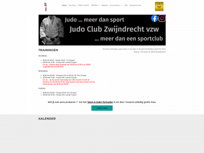 judoclubzwijndrecht.be snapshot
